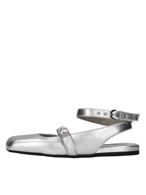 Flat in pelle VIC MATIE' | 1G3554D_G34Z110109ARGENTO